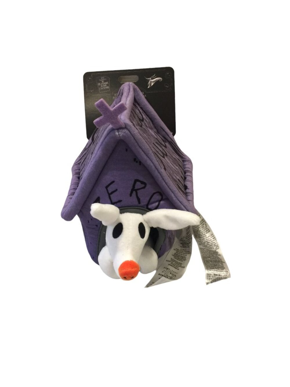 Disney Parks The Nightmare Before Christmas ZERO 2 Piece Set Plush Doghouse & Ze